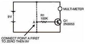 An experimental circuit to test what we have described so far