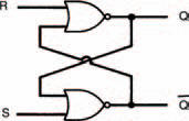 An SR-type bistable circuit, comprising two cross-coupled NOR gates