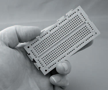 A typical breadboard