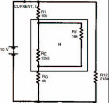 The network further simplified (network H) into two unequal parallel resistances