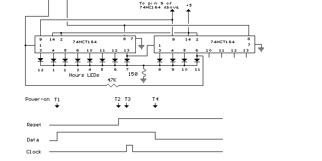 72 LED Clock circuit