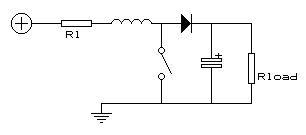 L in series with (switch // C)