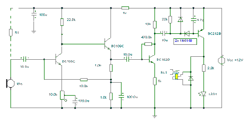 SOUND OPERATED SWITCH