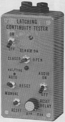 Latching Continuity Tester