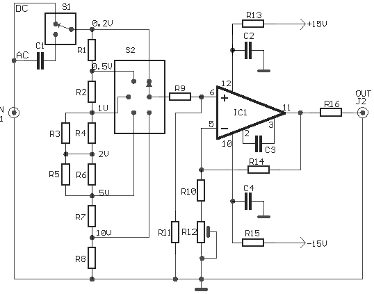 LH0032 Video Amplifier schematics