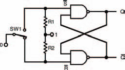 Simple circuit to prevent contact bounce