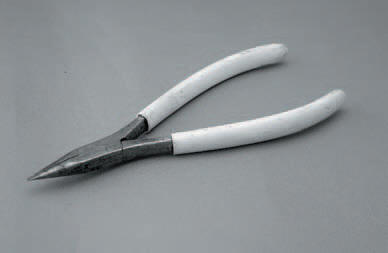 Snipe-nosed pliers — ideal for electronics work and another essential tool