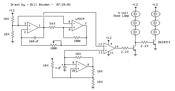 Automatic 12 Volt Lamp Fader circuit