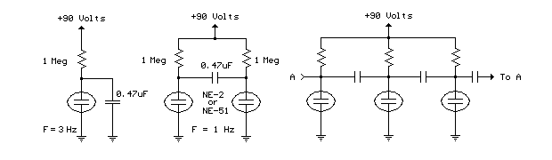 Flashing Neons circuit