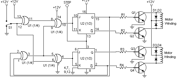 This is the schematic of the Stepper Motor Controller