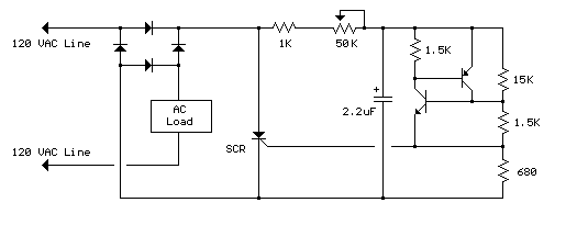 120 VAC Lamp Dimmer circuit