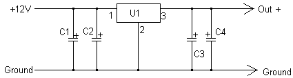 This is the schematic of the Car CD Player Adapter