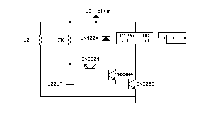 Power-On Time Delay Relay