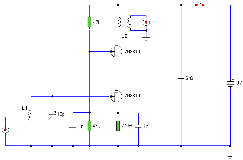 Band 2 Preamplifier circuit