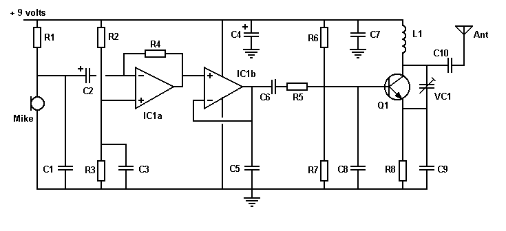 FM transmitter Circuit