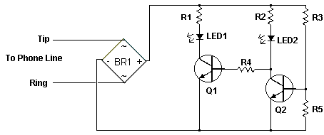 This is a schematic of the Phone Busy indicator